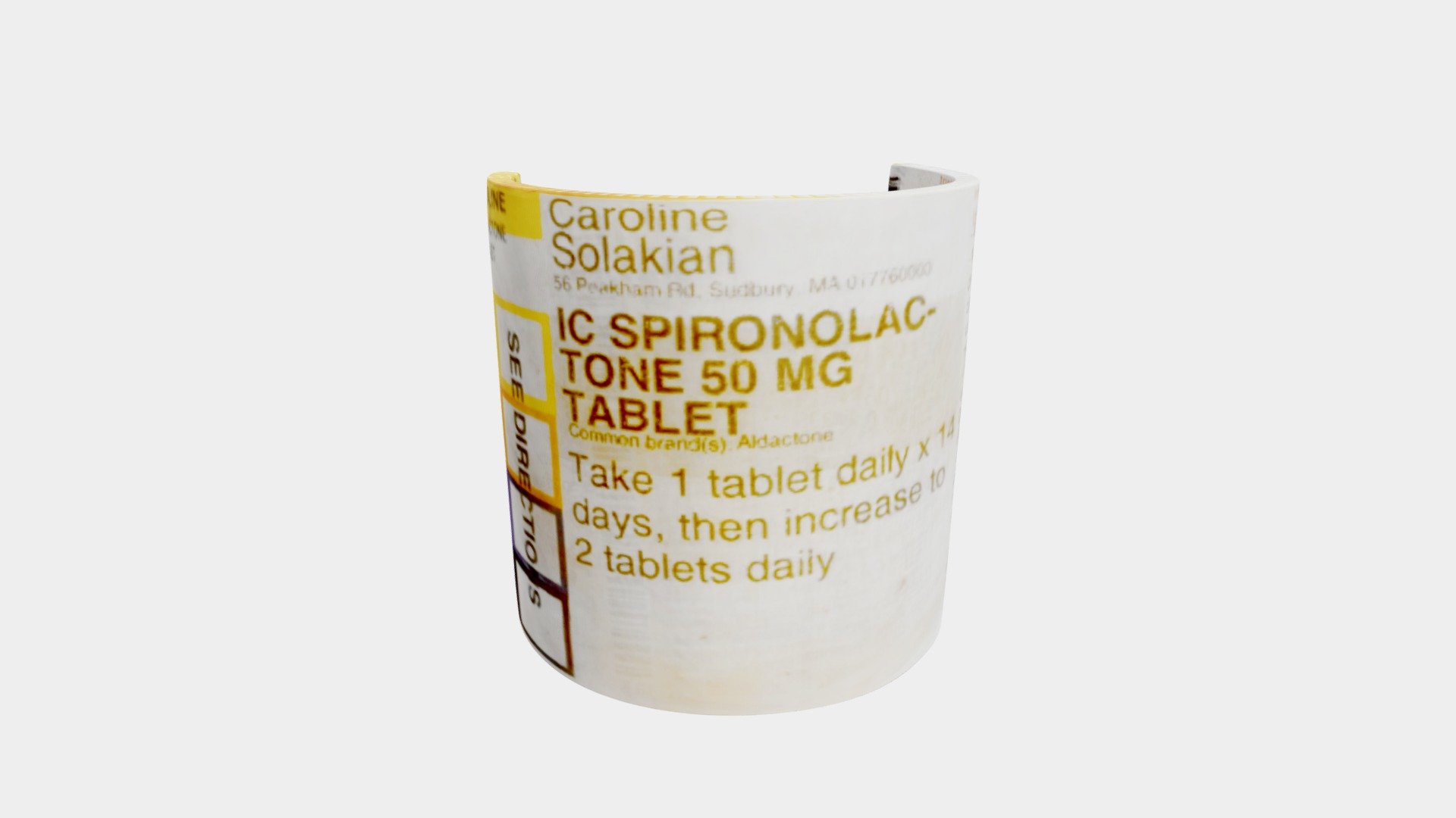 Pill Label Braclet