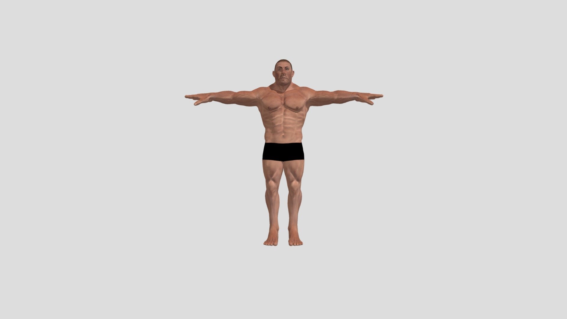 MUSCLEMAN - Download Free 3D model by ledtocreate [8694342] - Sketchfab