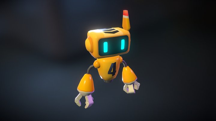Robot 4 3D Model