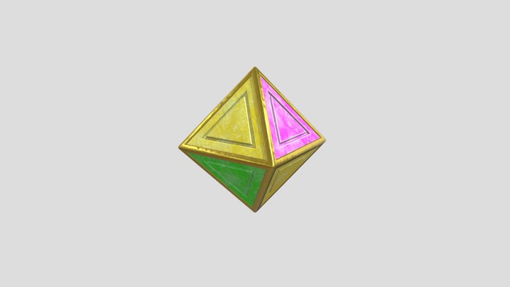 8_Sided_Dice 3D Model