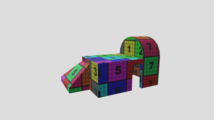 UV Building 3D Model