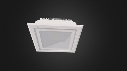 Techlumen LED canopy light CPS Series 3D Model