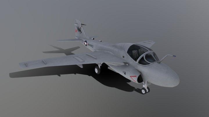 A-6A Intruder – Modelo 3D gratuito STL