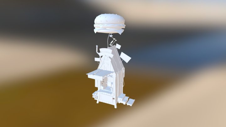 Burger 3D Model