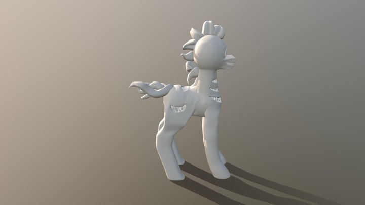 Zalgo based pony 3D Model