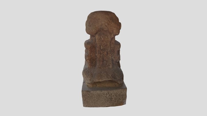Escultura de Granito 3D Model