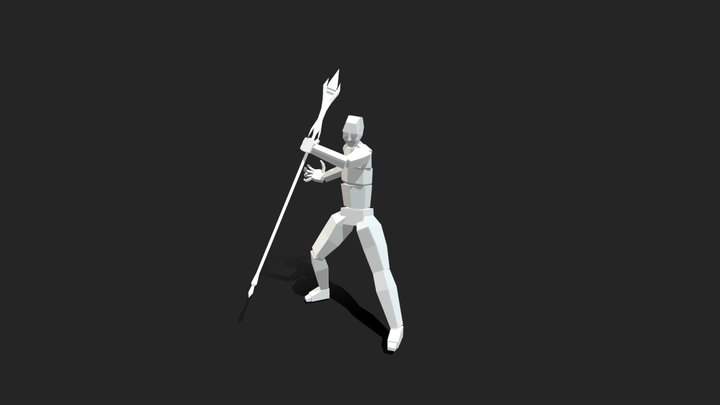 21_ magician_male_type2_left hand weapon 3D Model