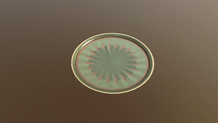 Tea Time plate 3D Model