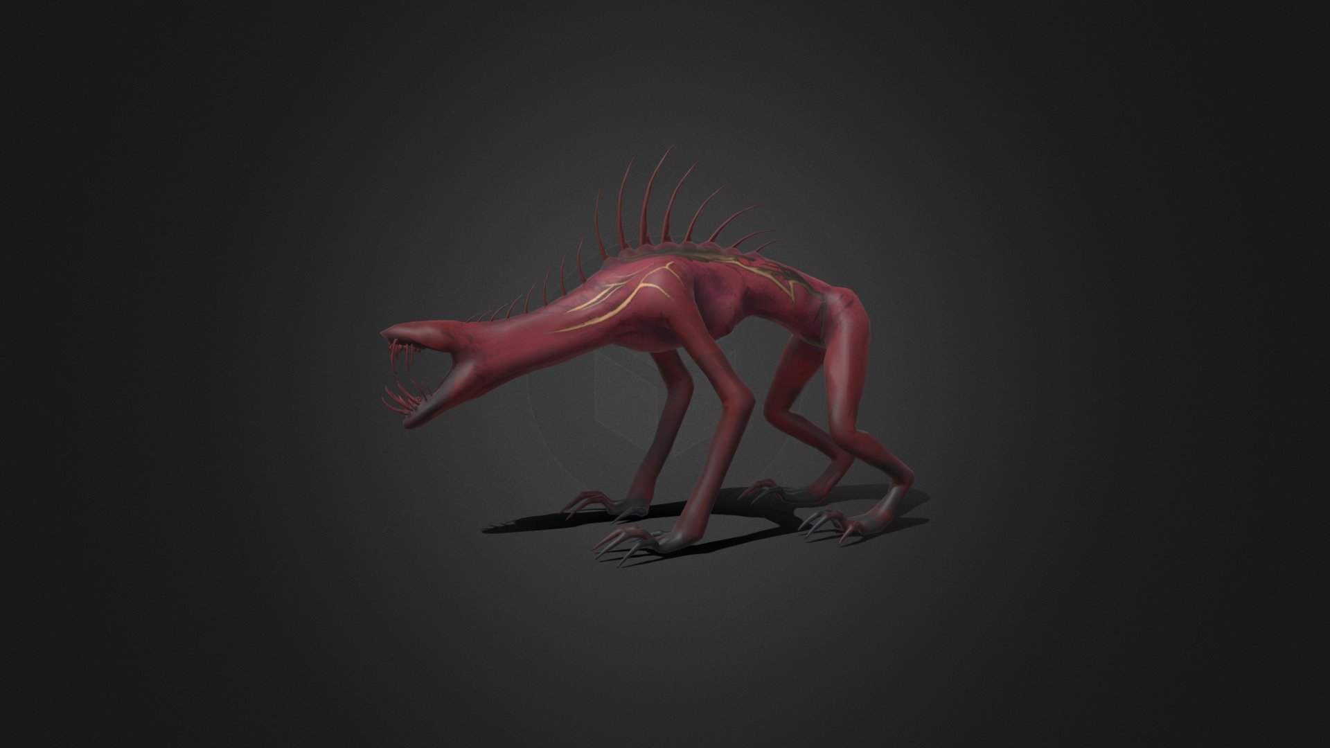 sculpt scp 939 in nomad #scp #scpfoundation #scp939 #3dsculpt