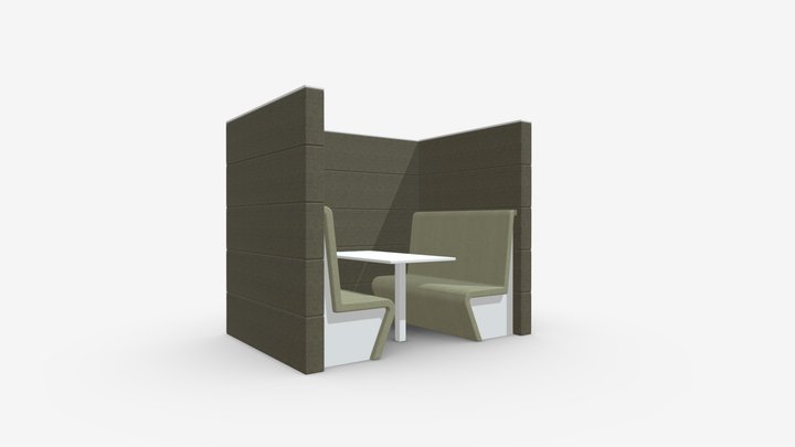 Open meeting pod SAND 4 3D Model