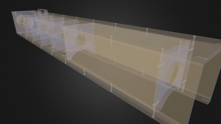 Secondary Mirror Tube 3D Model