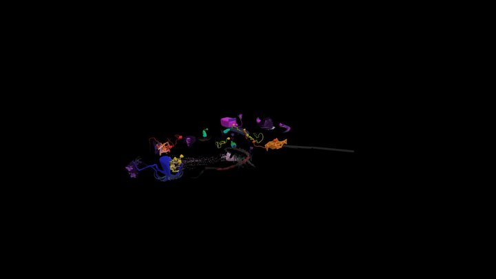 tapeworm saga .battle 3D Model
