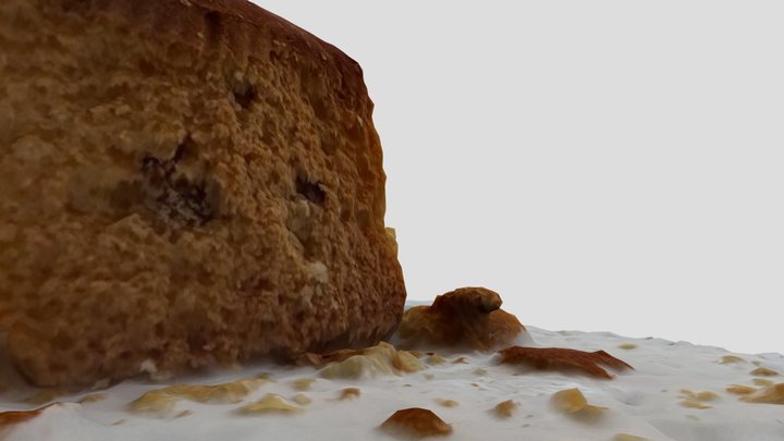 Cake as a Mountain 3D Model