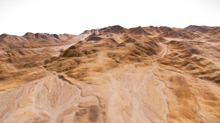 Mad Max: Fury Road Location, Namibia 3D Model