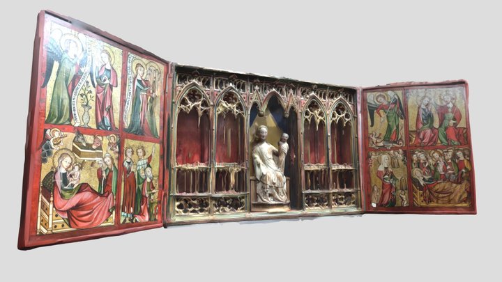 Altenberg Altarpiece 3D Model