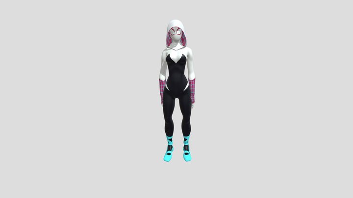 Gwen Stacy, Spider-Gwen 3D Model