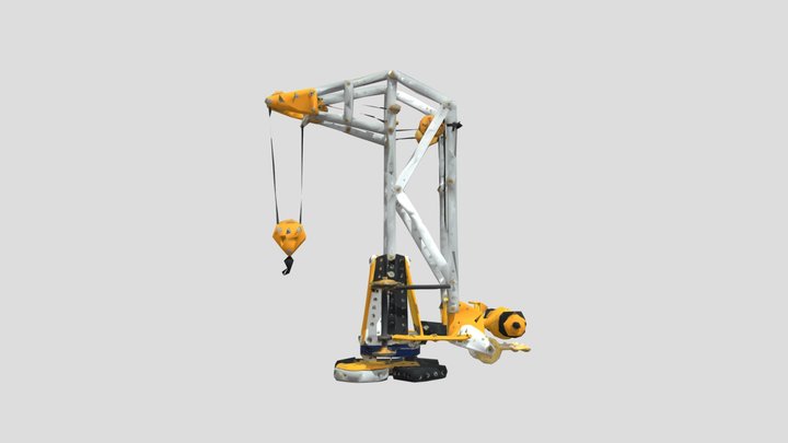 Meccano_ Crane_New_obj – Free 3D Model STL