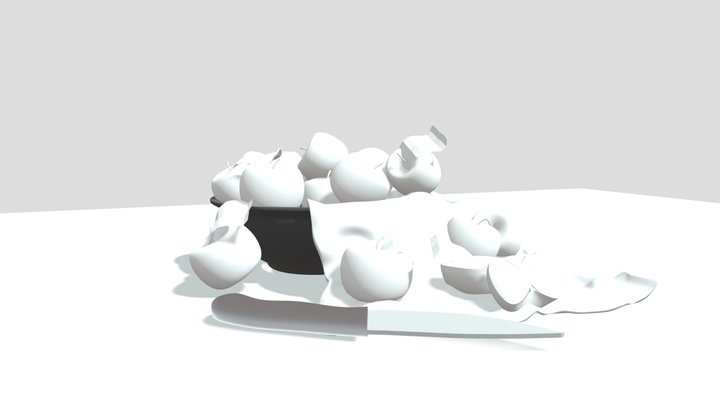 Apple Photography 3D Model