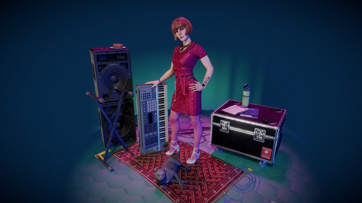Rosaline & Spaghetti 3D Model