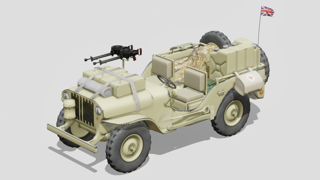 Willys Jeep SAS Desert Patrol Car