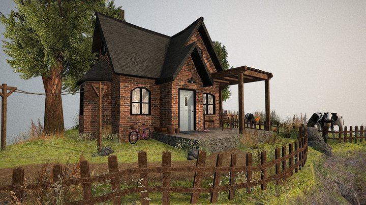 DAE Diorama - Grandma's house 3D Model