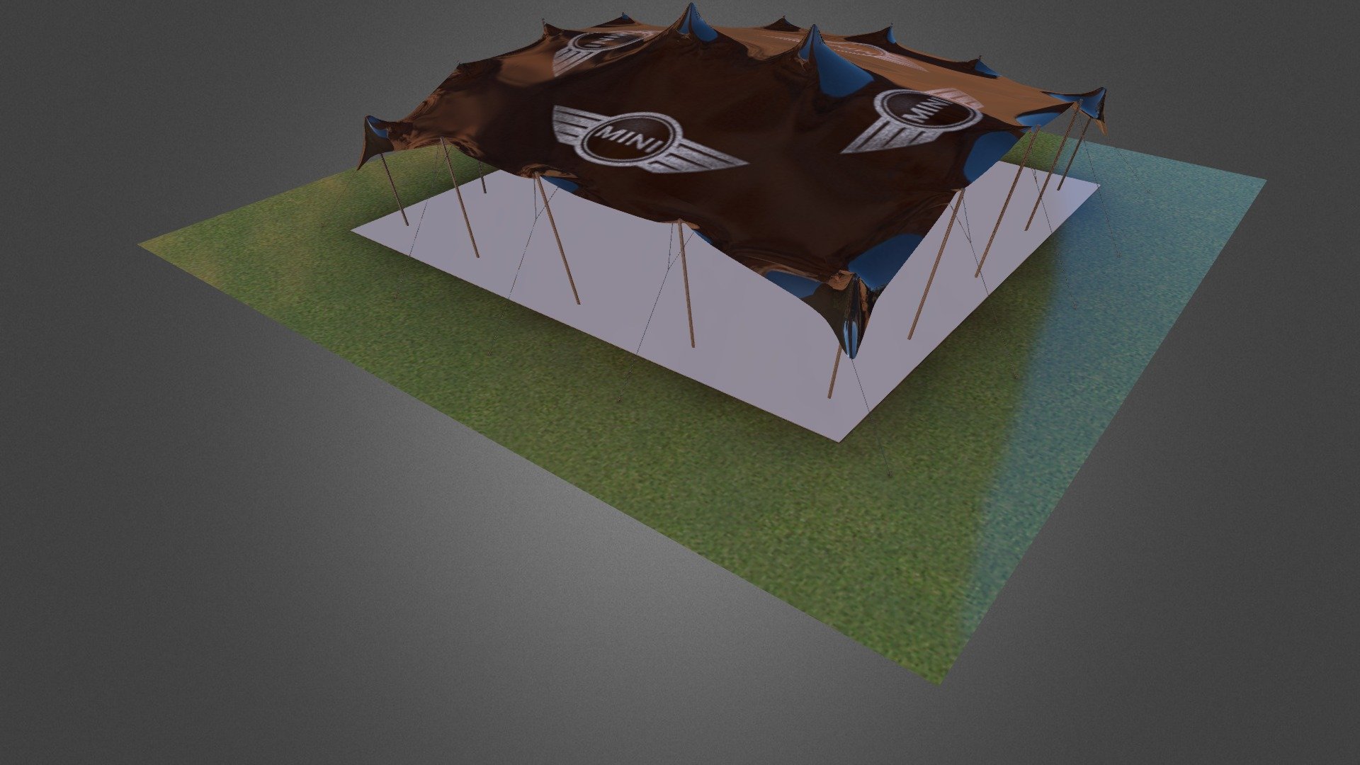 Mini 4.5m x 6m stretch tent