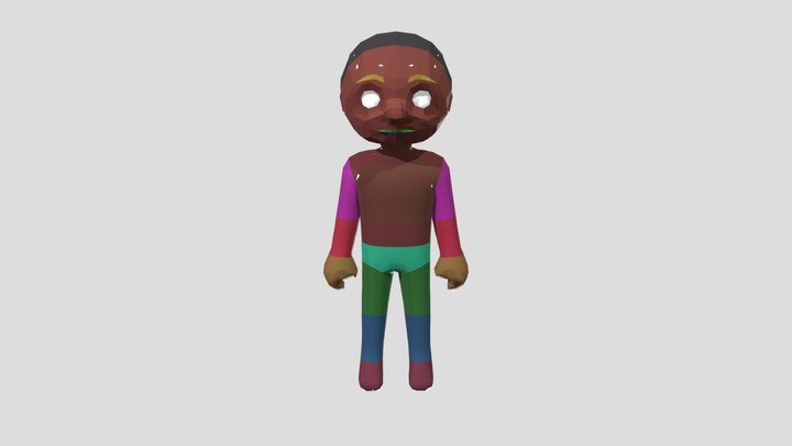Round Male 3D Model