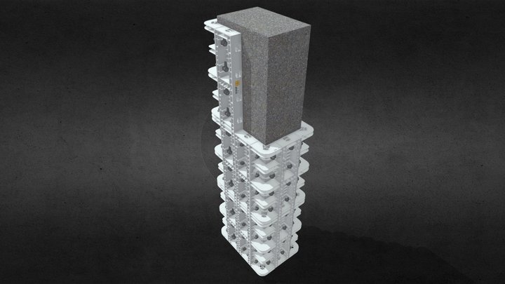 Fôrmas para Pilar Atex 3D Model