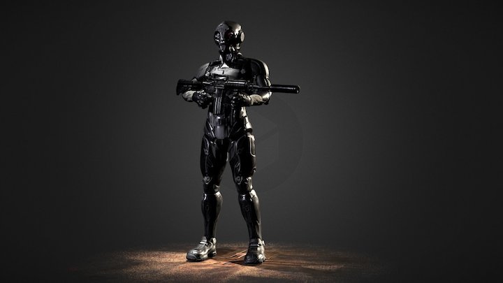 Future-Soldier Exo-Suite . 3D Model