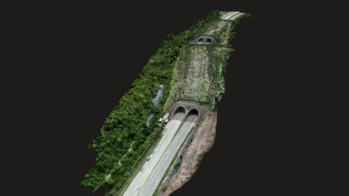Tunnel Highway 304 Prachinburi 3D Model