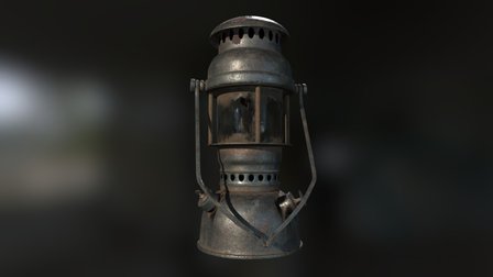 Kerosene Lantern 3D Model