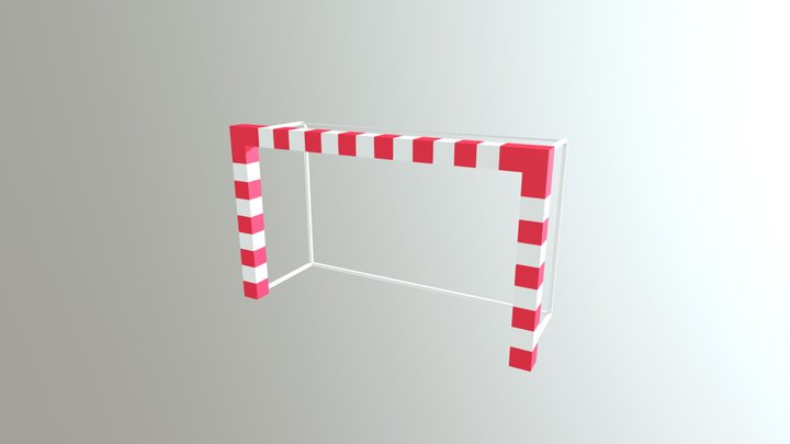 Handball Goal 3D Model