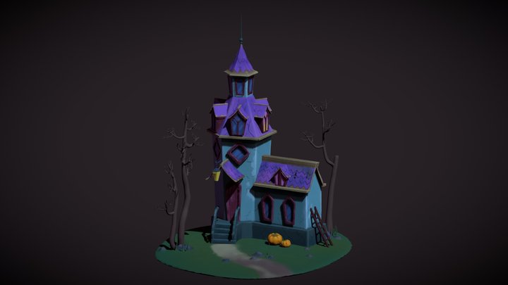 Spooky house 3D Model