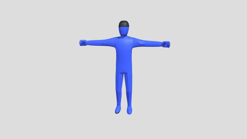 Blue man