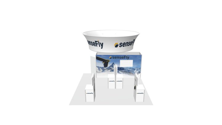 Exhibit Booth Design 3D Model