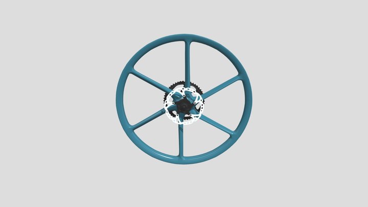 Bike Wheel 3D Model