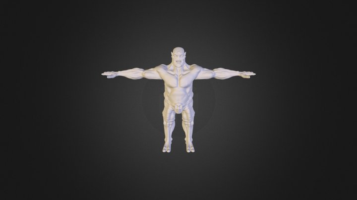 Gronk Sculpt Hi-res 3D Model