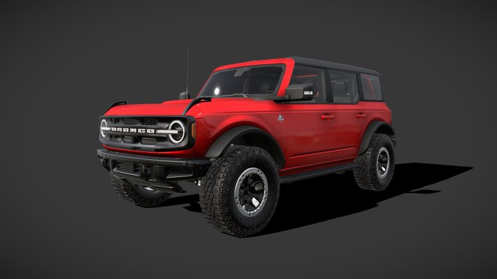 Ford Bronco 2021 3D Model