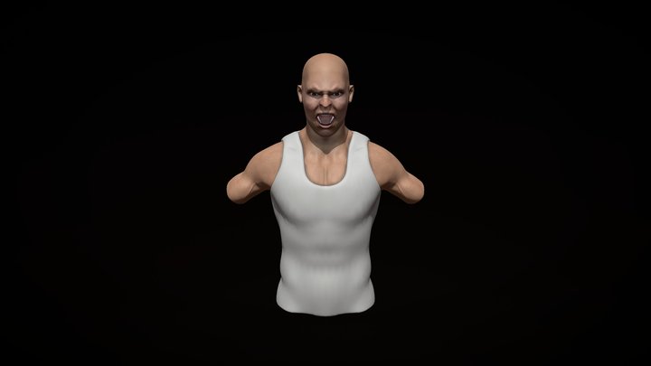 Anger day 24 #sculptjanuary18 3D Model