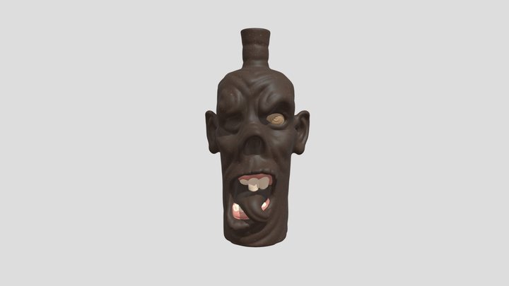 Zombie Bottle 3D Model