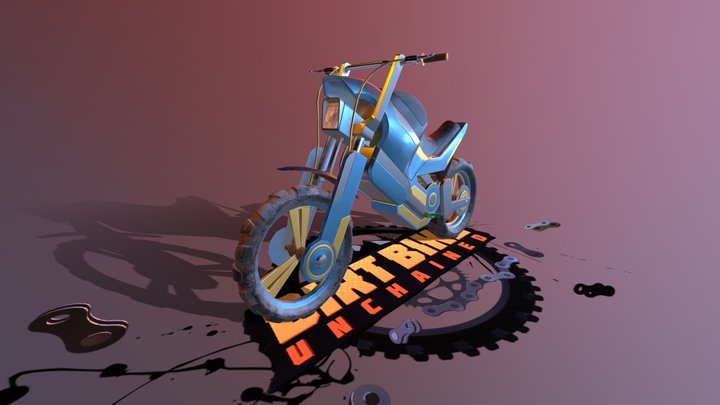 E- Dison Bike - Dirt Bike Unchained by Redbull 3D Model