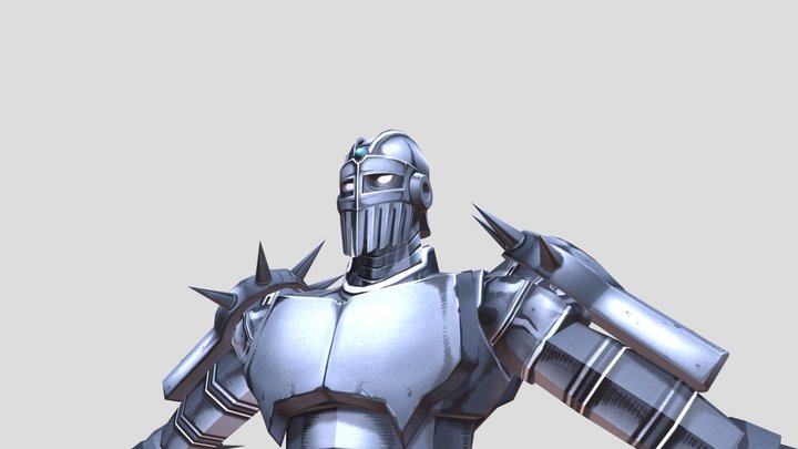 Silver Chariot 3D Model