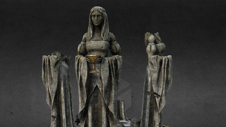 Lady Of The Lake 3D Model