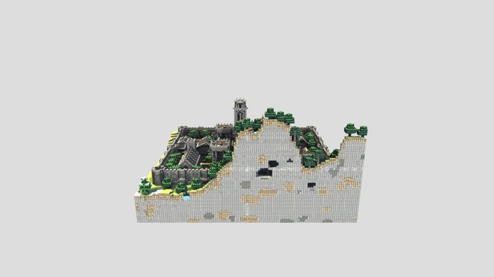 Minecraft_castle 3D Model