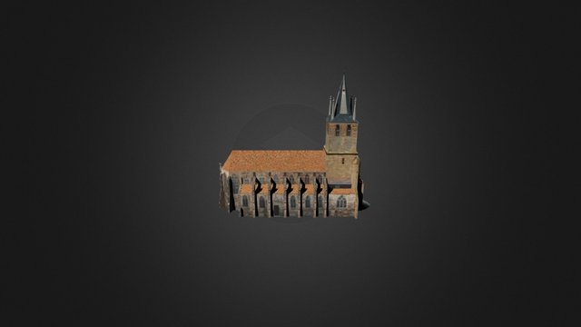 Eglise Sainte Libaire de Rambervillers 3D Model