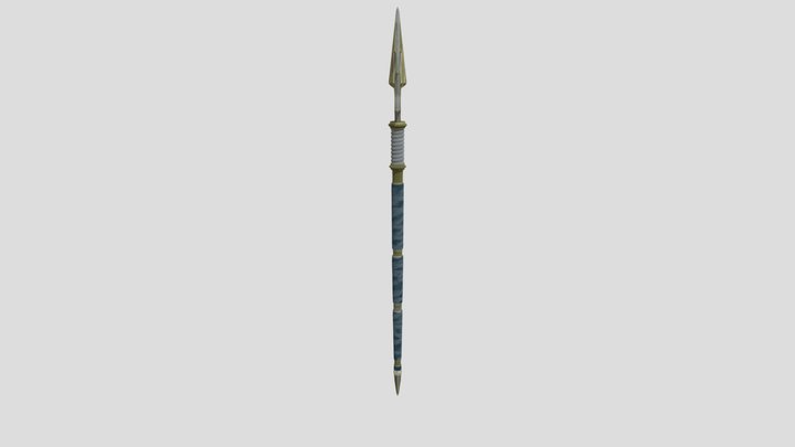 Fantasy Trident 3D Model