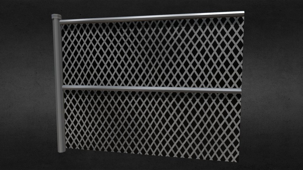 Fence Low Poly