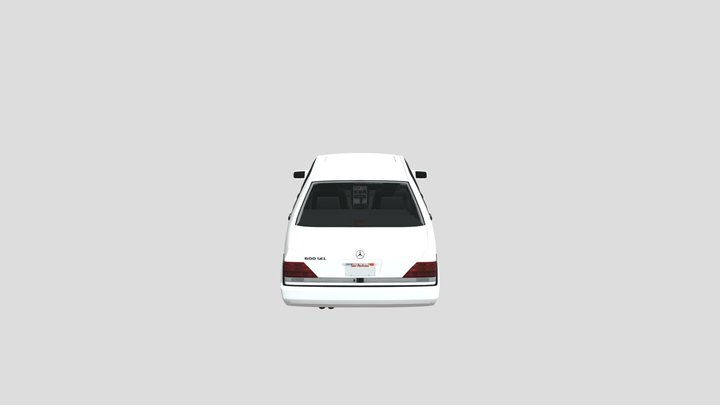 Mercedes-Benz 600 SEL (W140) 3D Model
