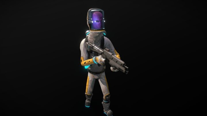 Blerk the Alien 3D Model