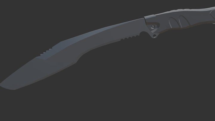 Far Cry4 Knife 3D Model
